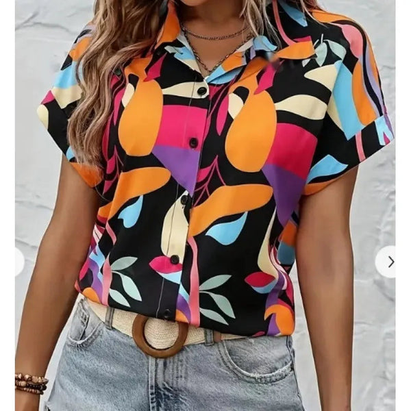 Blusa Rayada Moderna Mujer