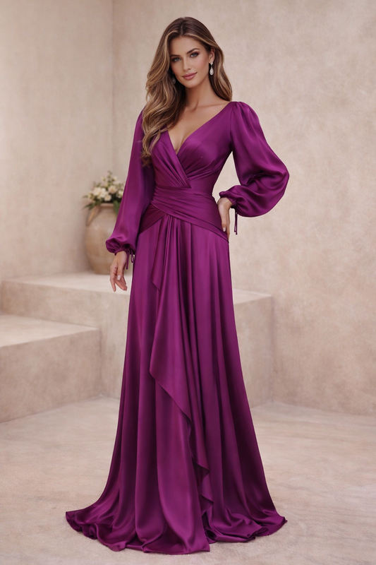 Vestido Boho Elegante Cruzado