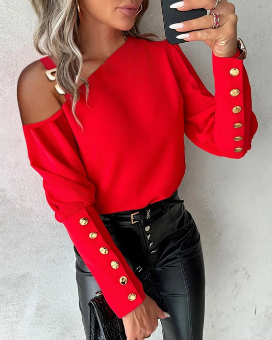 Blusa Elegante de Otoño