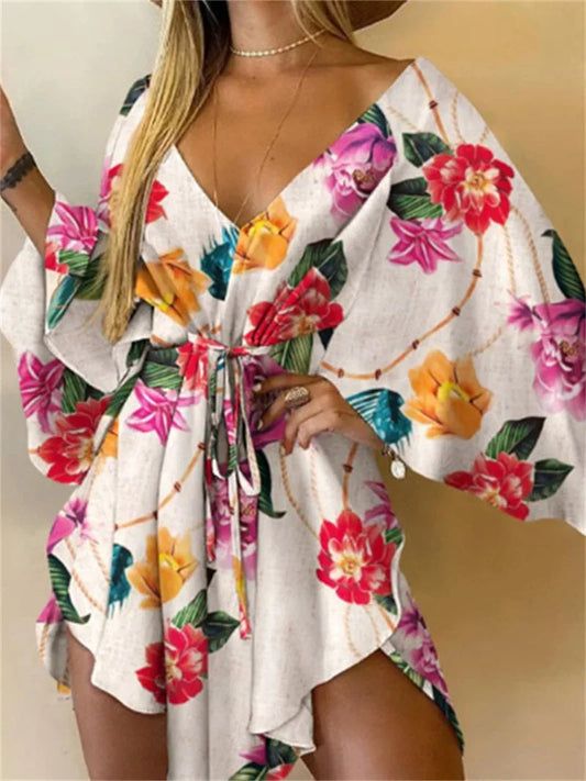 Vestido Boho de Playa Floral