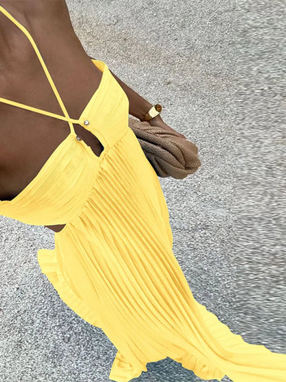 Vestido Azul de Verano Elegante