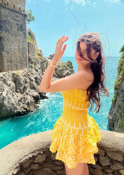Vestido Amarillo Encantador