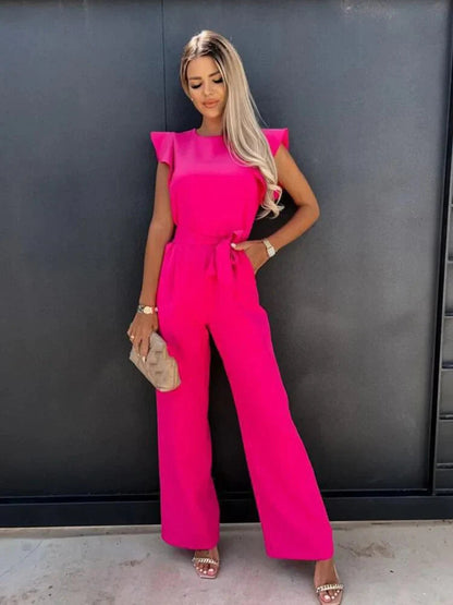 Mono Elegante con Volantes