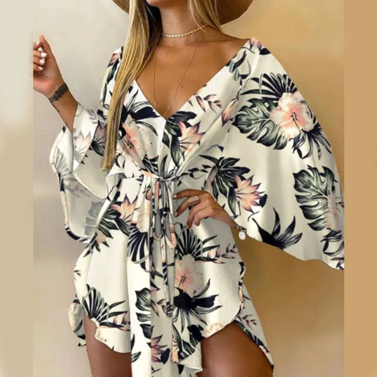 Vestido Boho de Playa Floral