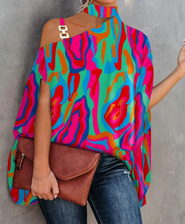 Blusa Geométrica de Moda