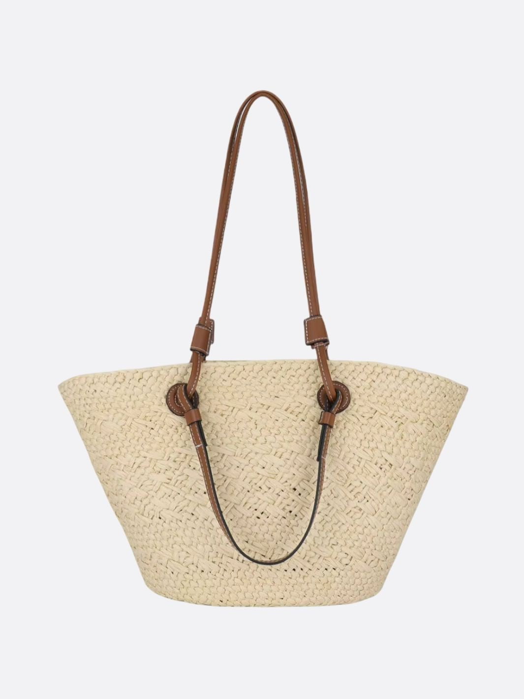 Bolso Elegante de Paja Trenzada