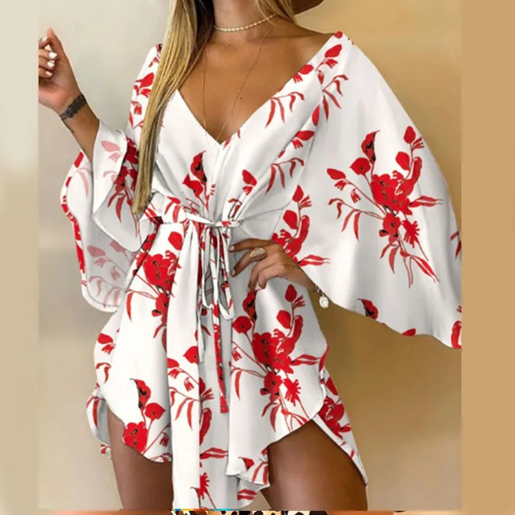 Vestido Boho de Playa Floral