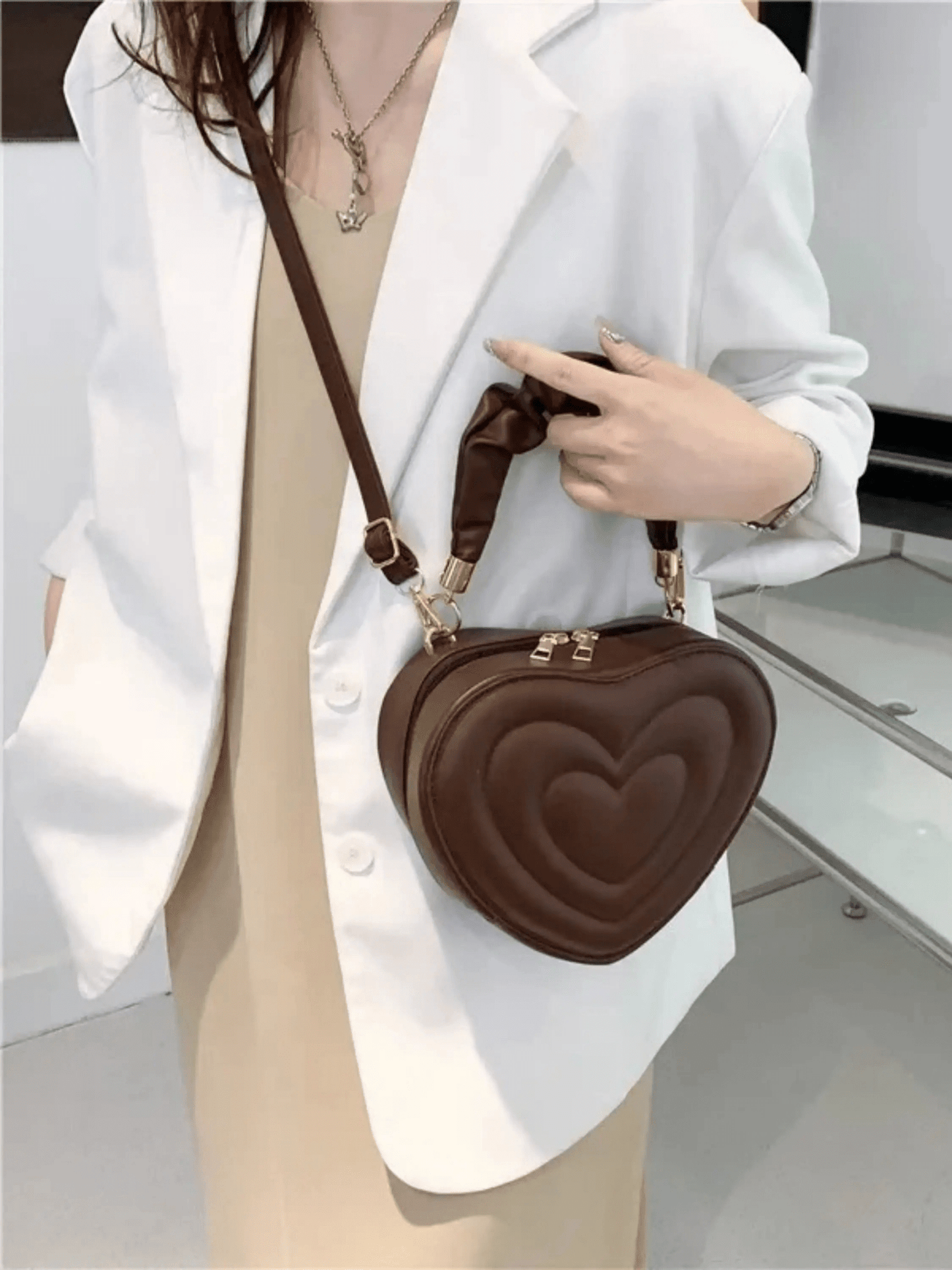 Bolso Corazón Vegano Único