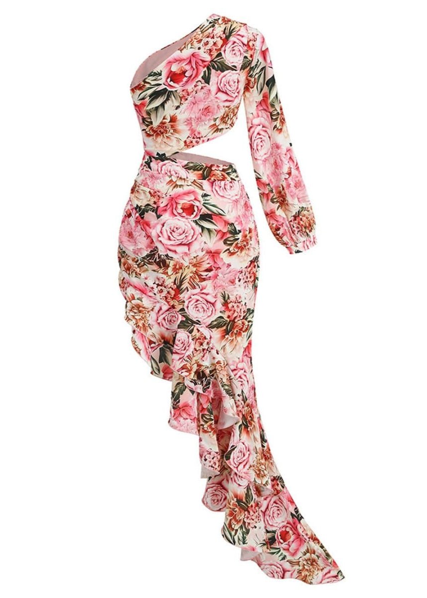 Vestido Floral Irilia Rosa