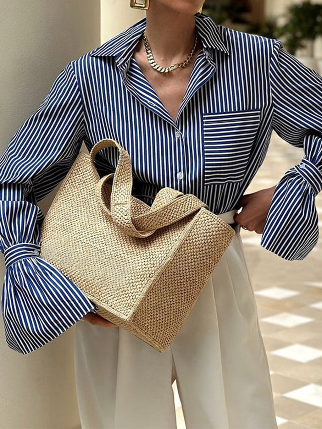 Camisa Rayas Estilo Moderno