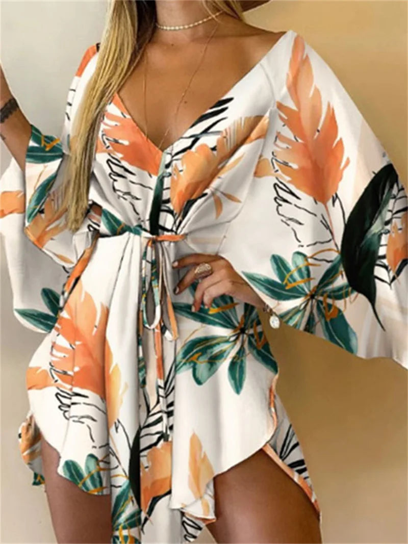 Vestido Boho de Playa Floral