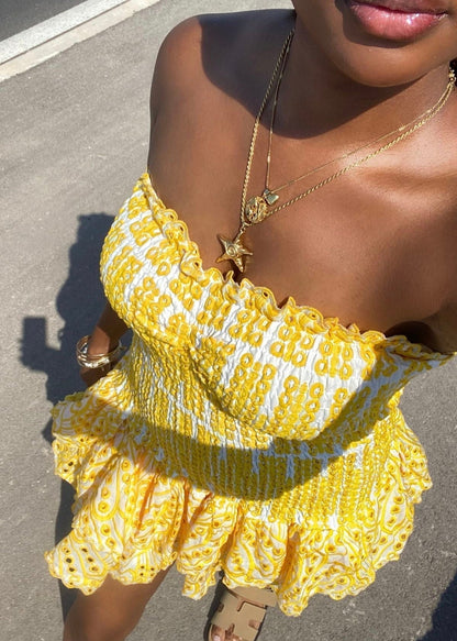 Vestido Amarillo Encantador