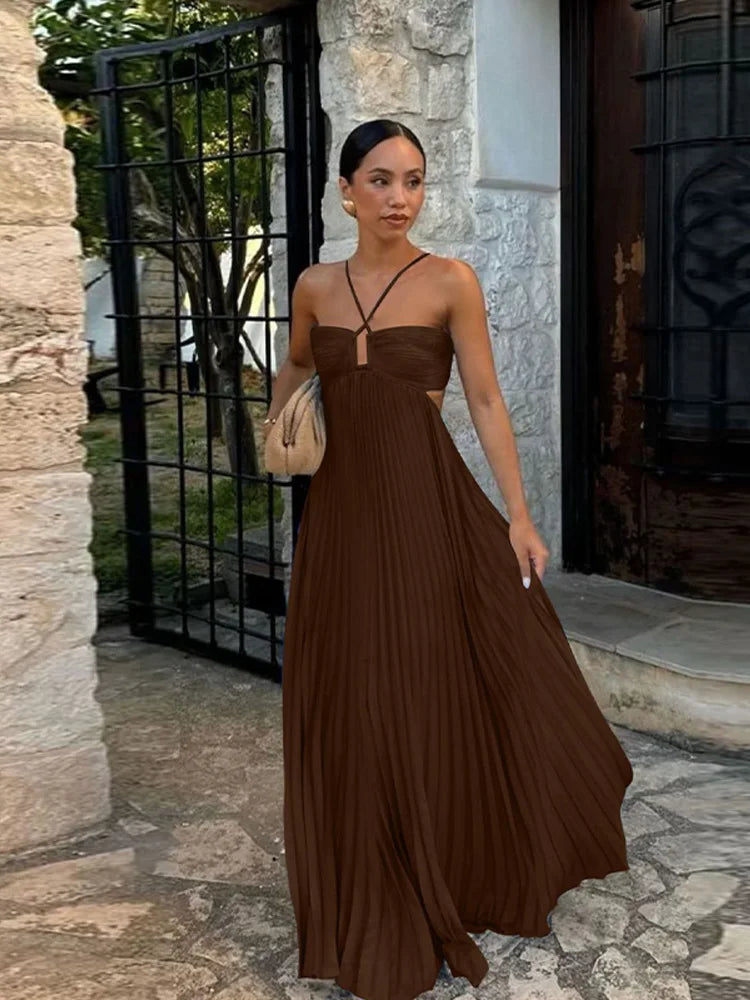 Vestido Azul de Verano Elegante