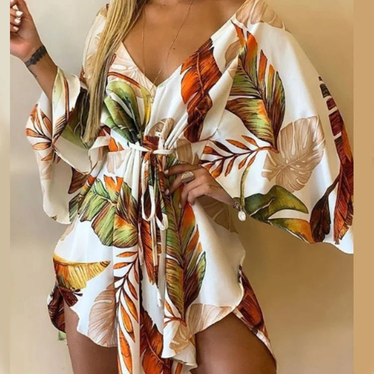 Vestido Boho de Playa Floral