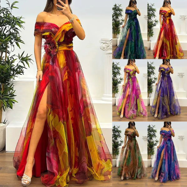 Vestido Fiesta Glamuroso y Moderno