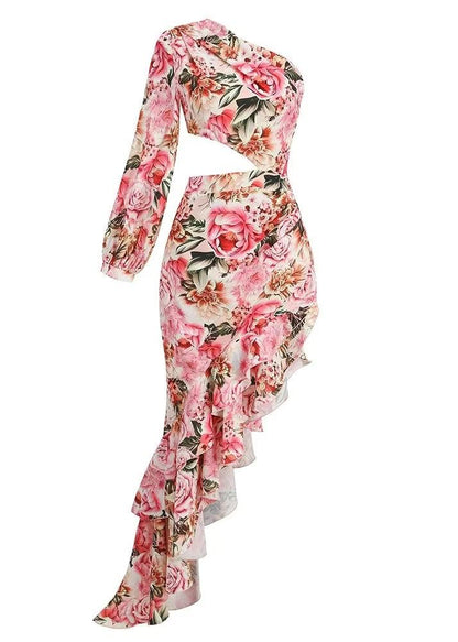 Vestido Floral Irilia Rosa