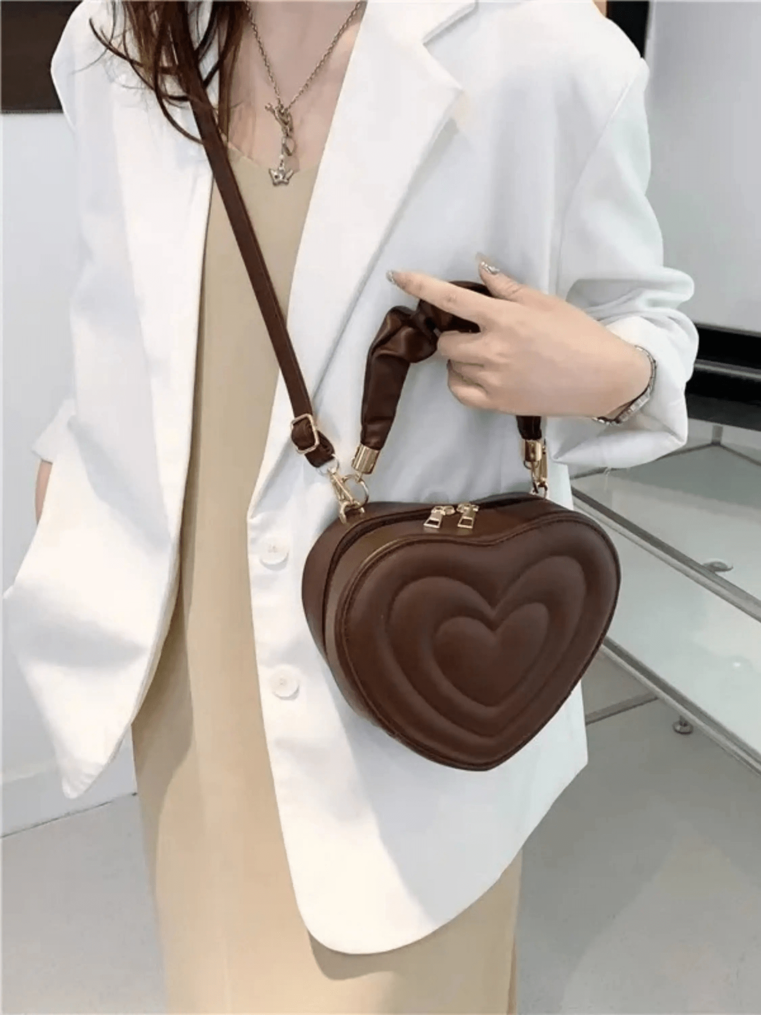 Bolso Corazón Vegano Único