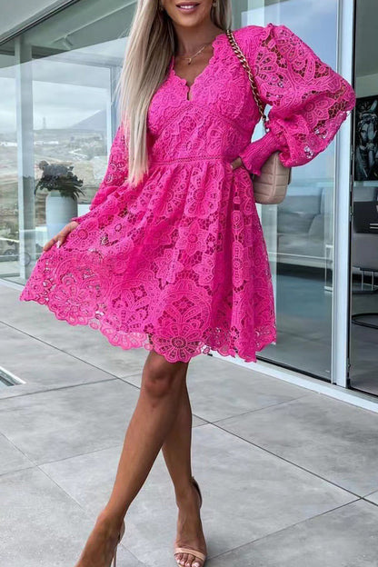 Vestido Encantador con Encaje
