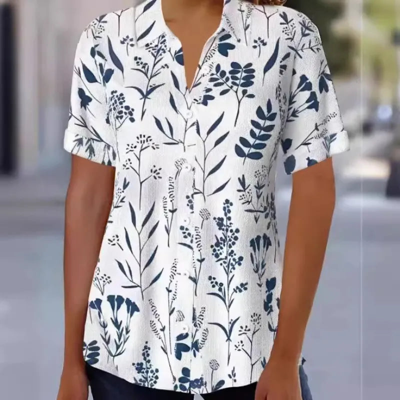 Blusa Rayada Moderna Mujer