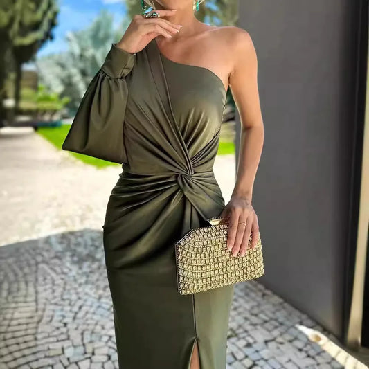 Vestido Asimétrico de Fiesta