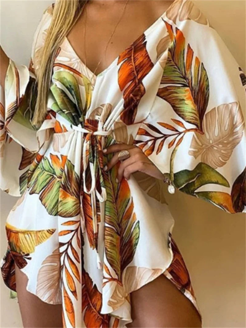 Vestido Boho de Playa Floral