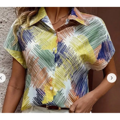 Blusa Rayada Moderna Mujer