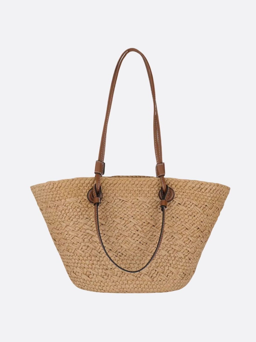 Bolso Elegante de Paja Trenzada