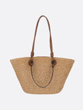 Bolso Elegante de Paja Trenzada