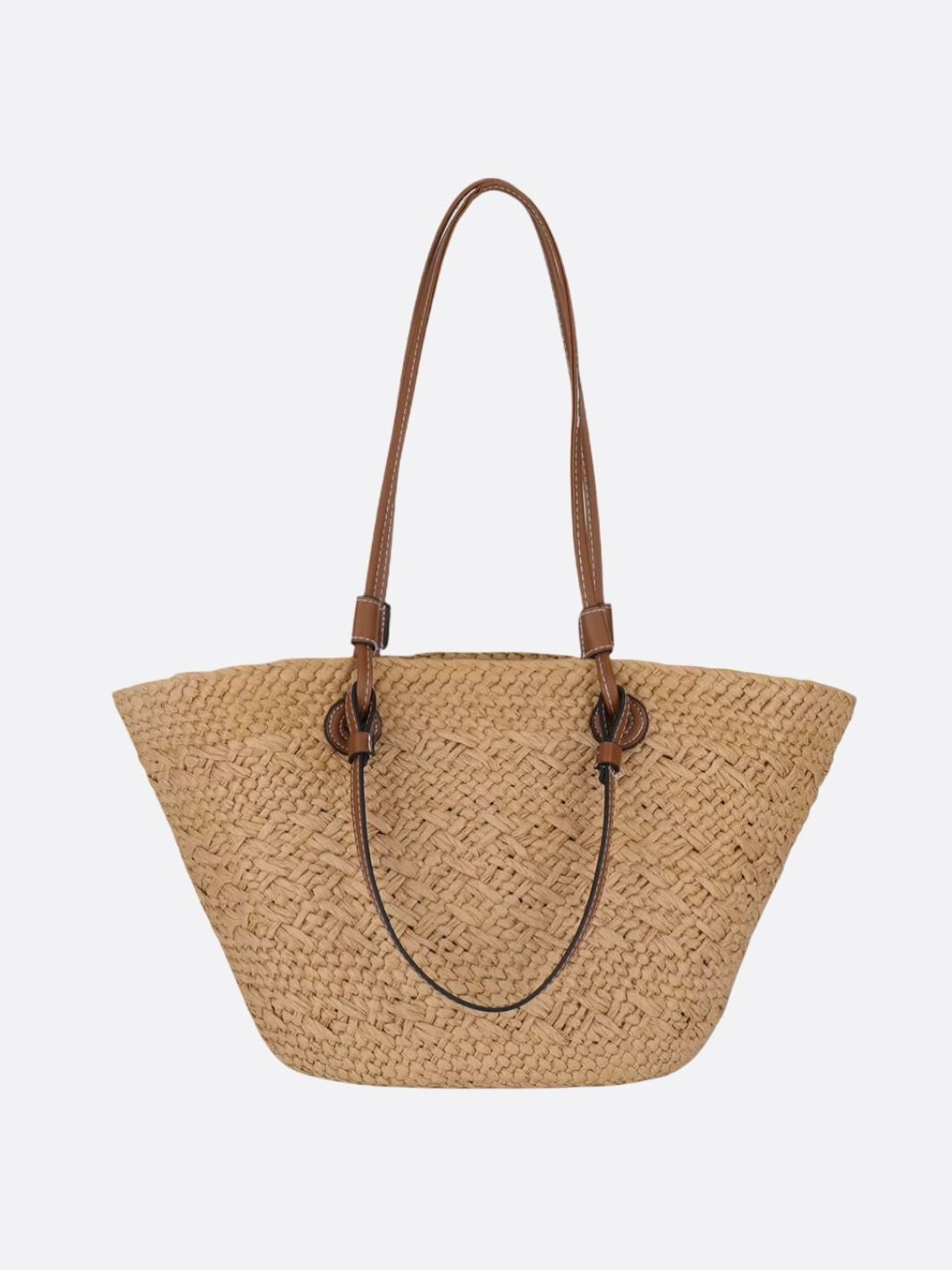Bolso Elegante de Paja Trenzada