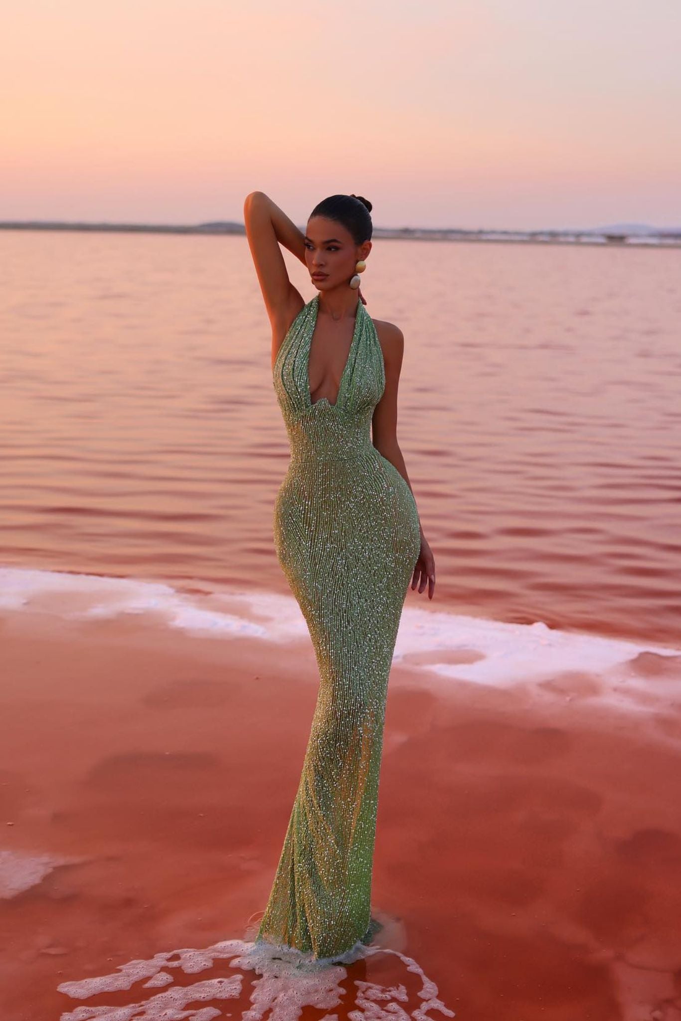 Vestido Brillante de Fiesta