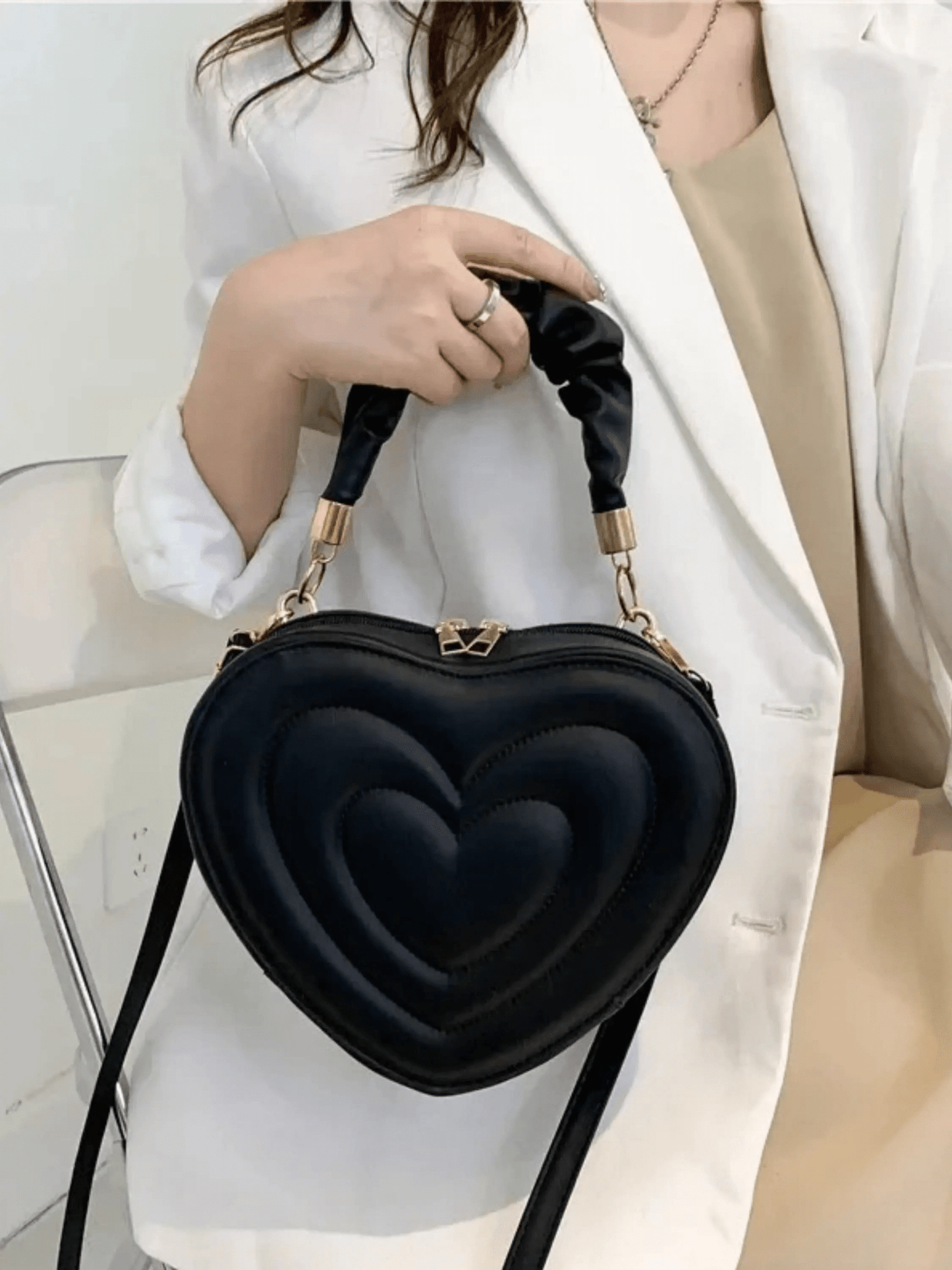 Bolso Corazón Vegano Único