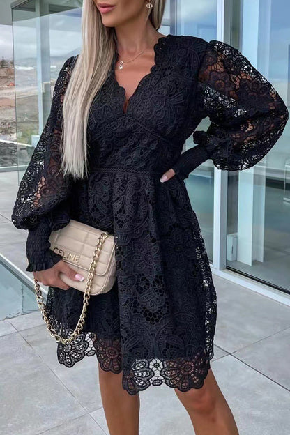 Vestido Encantador con Encaje