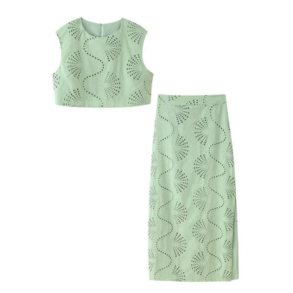 Conjunto Elegante de Moda Mujer