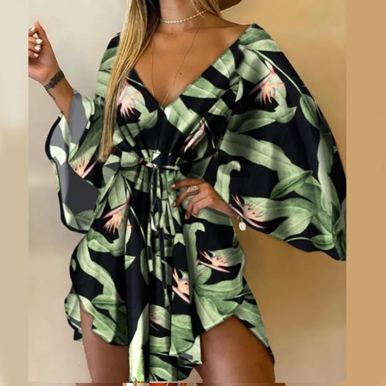 Vestido Boho de Playa Floral