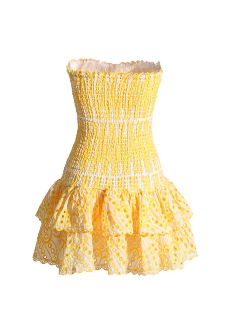 Vestido Amarillo Encantador