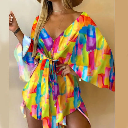 Vestido Boho de Playa Floral