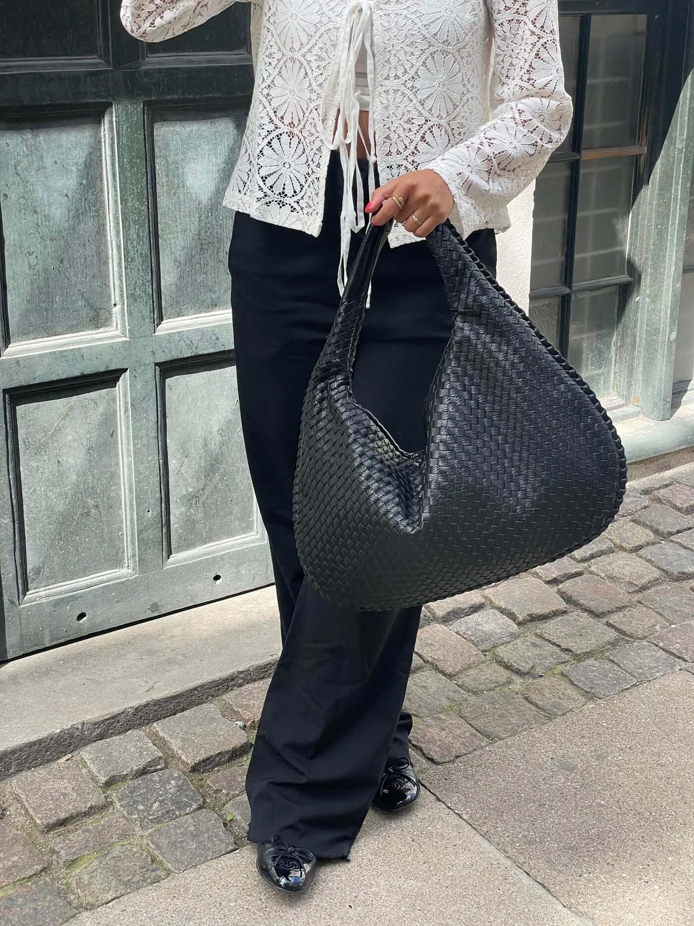 Bolso Elegante Trenzado XL