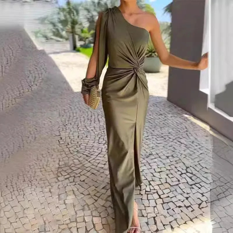 Vestido Asimétrico de Fiesta