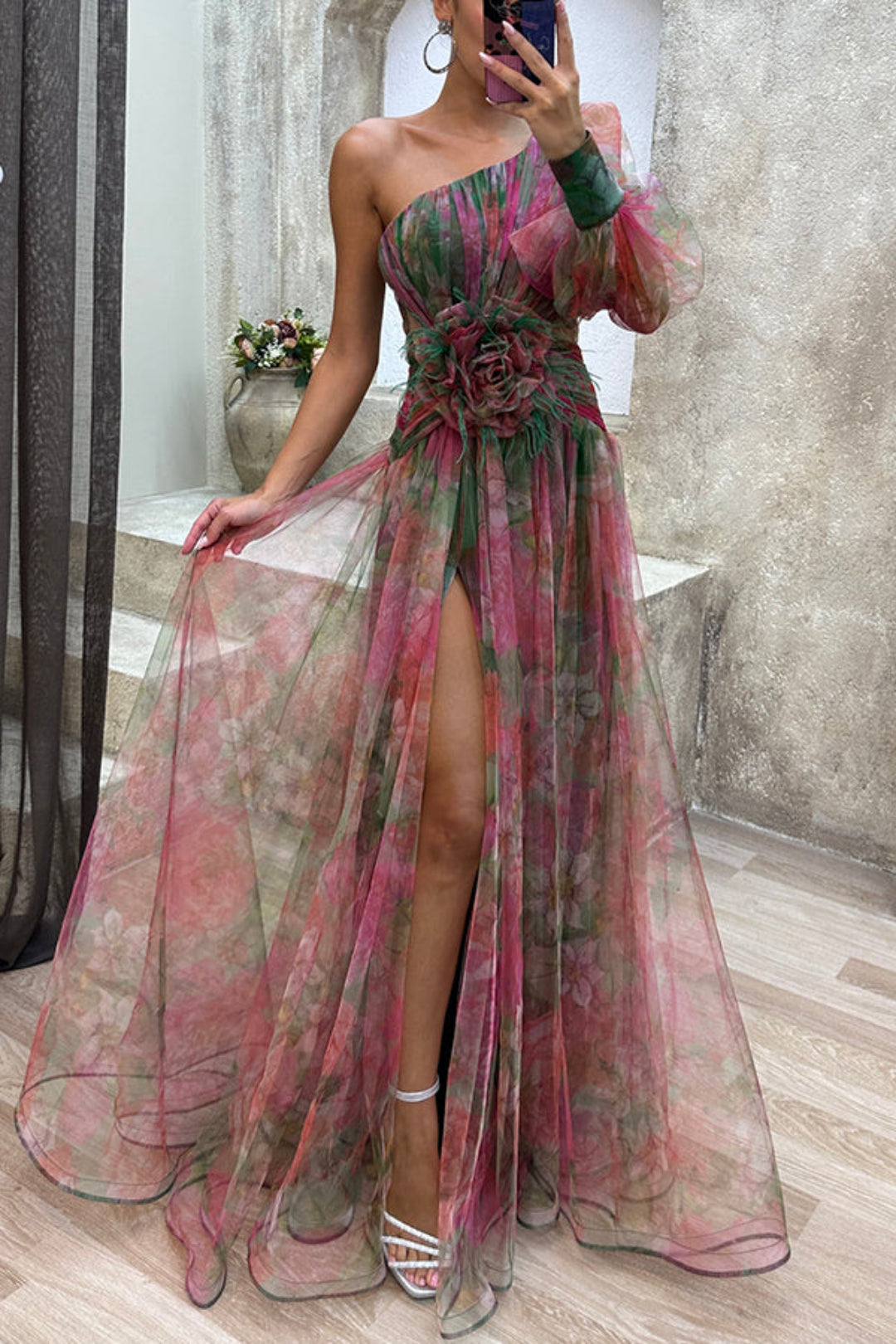 Vestido Elegante Floral