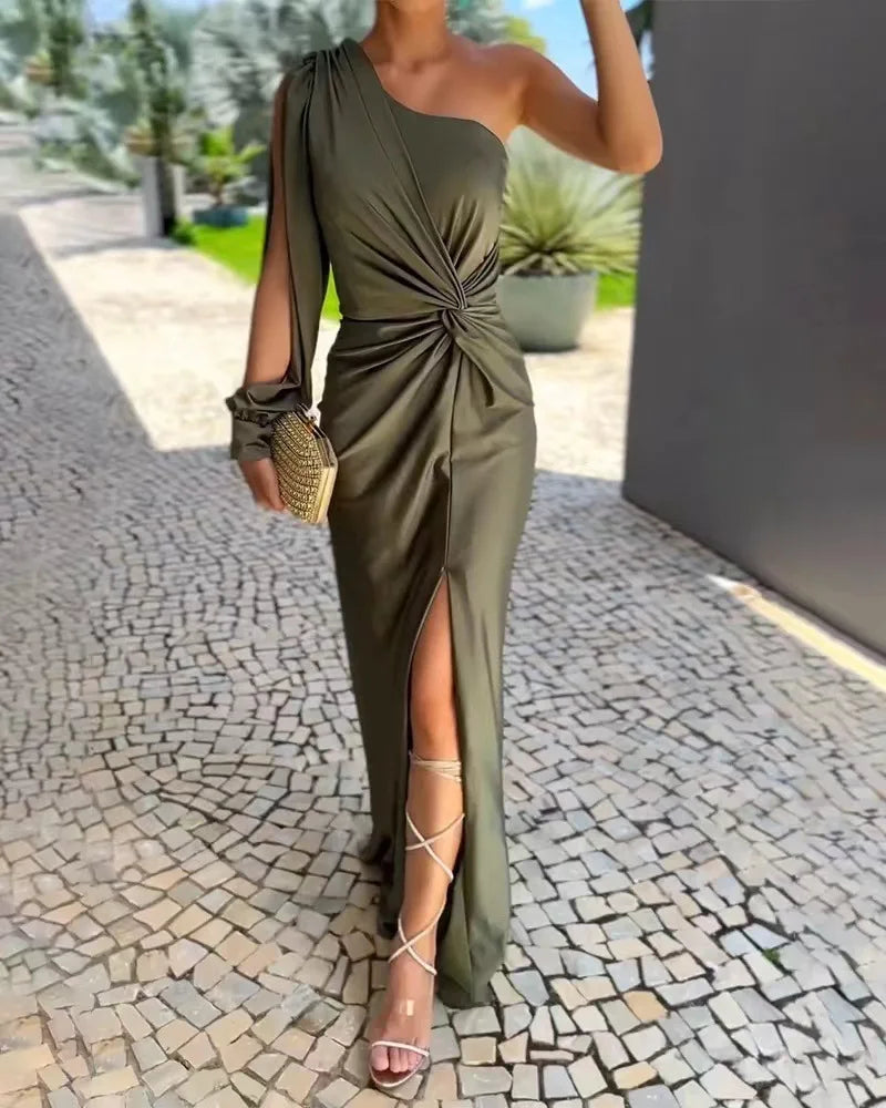 Vestido Asimétrico de Fiesta