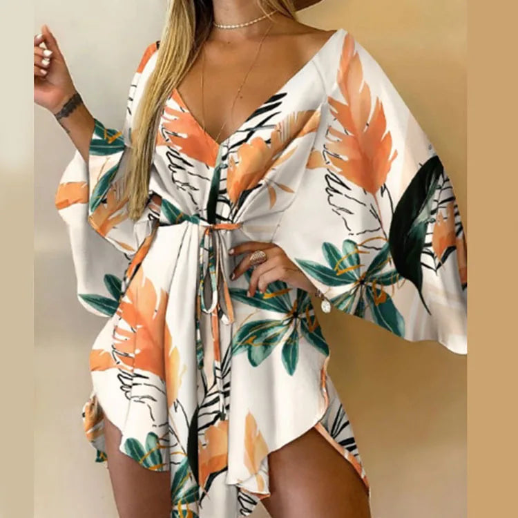 Vestido Boho de Playa Floral