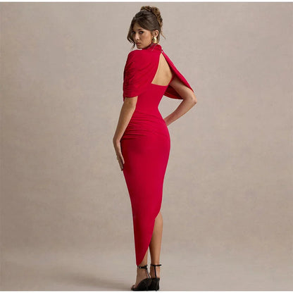 Vestido Elegancia Rubí