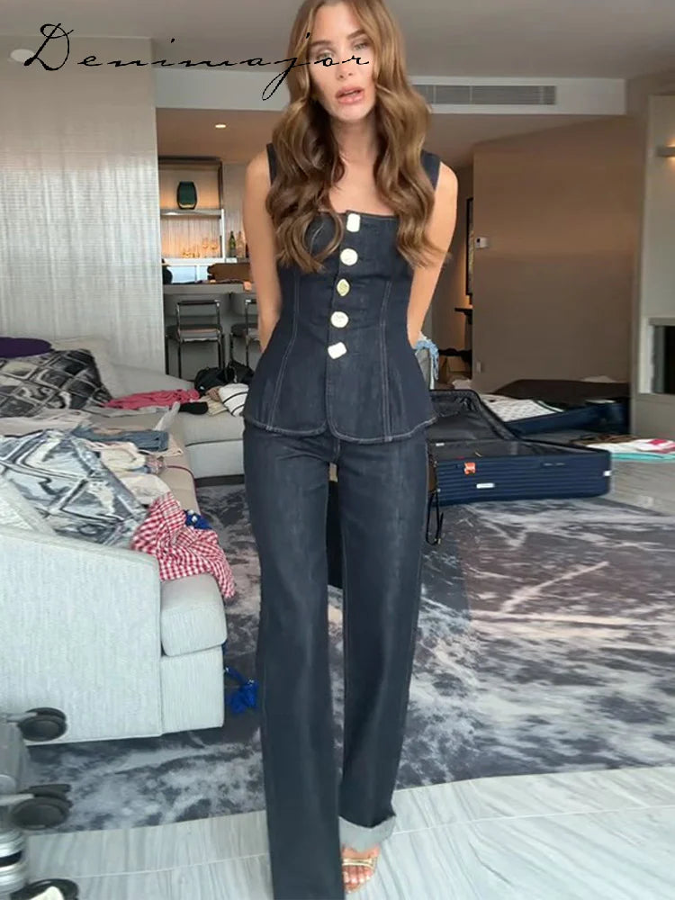 Conjunto Denim de Verano