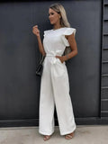 Mono Elegante con Volantes