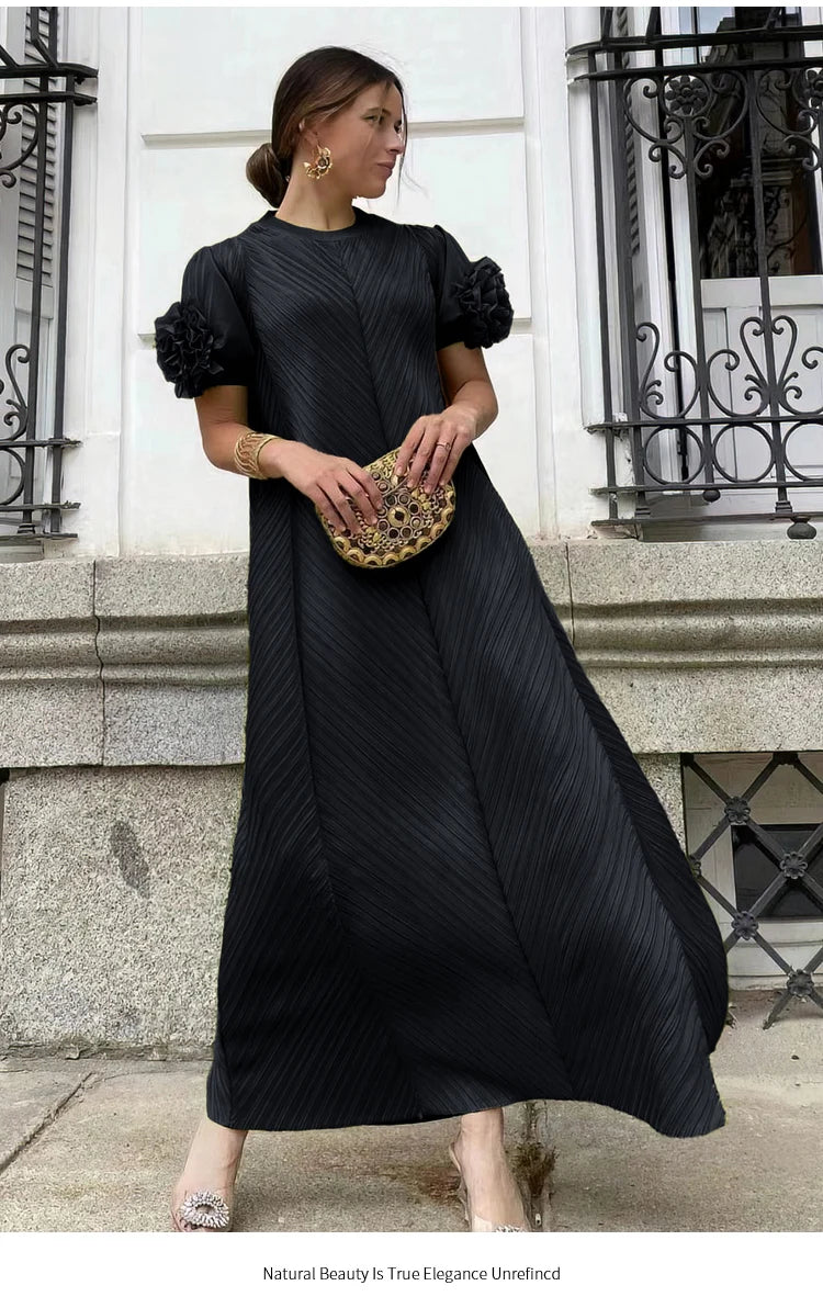 Vestido Geométrico Miyake
