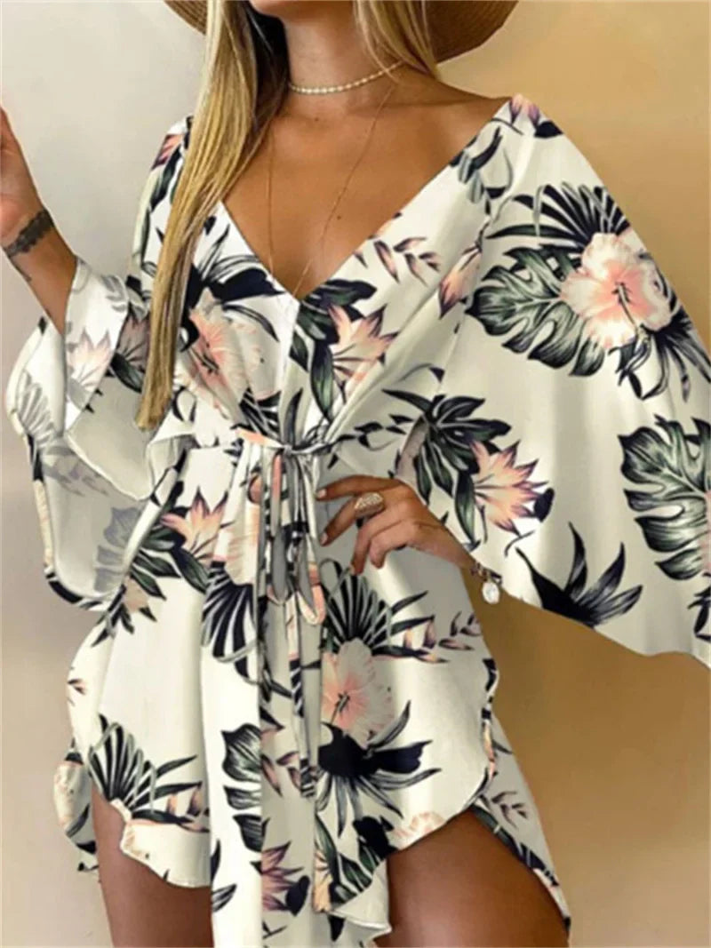 Vestido Boho de Playa Floral