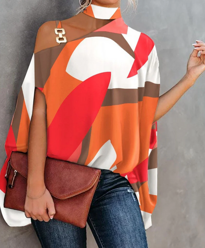 Blusa Geométrica de Moda