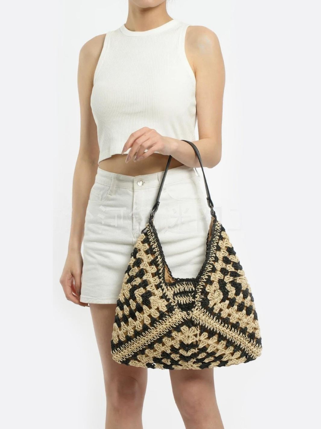 Bolso Boho Triangular Hecho a Mano