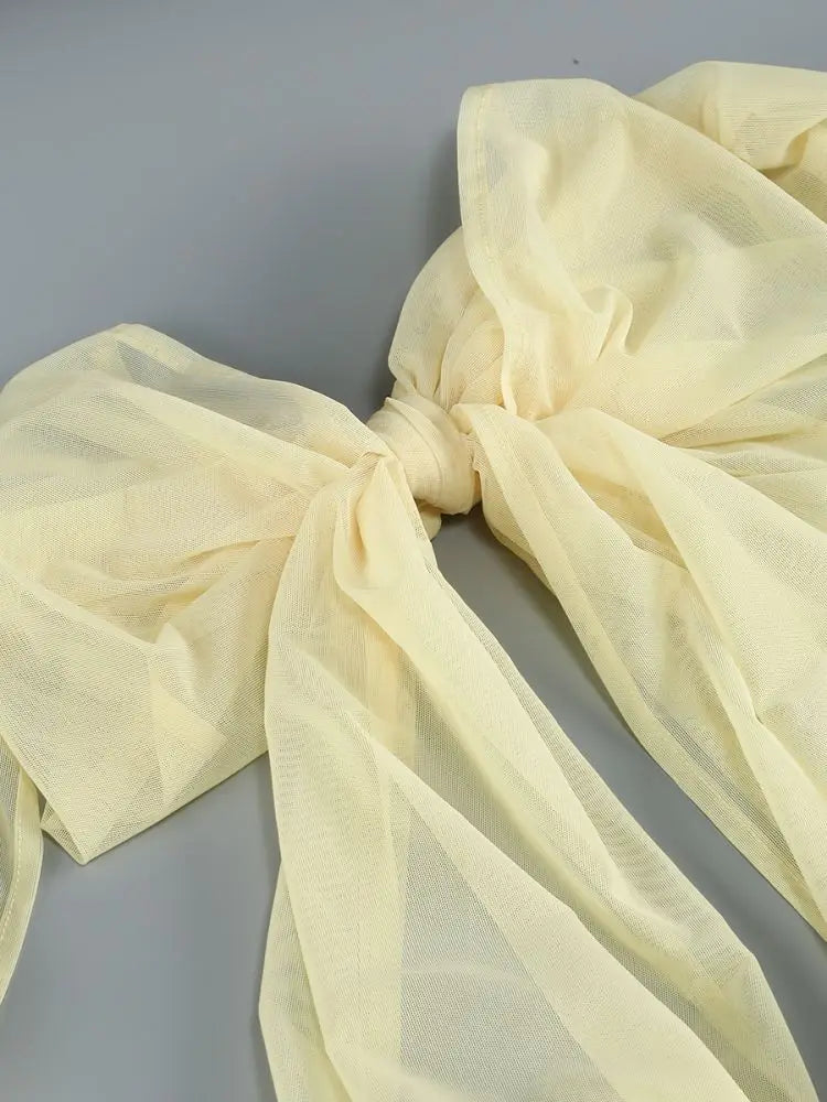 Vestido Amarillo Elegante