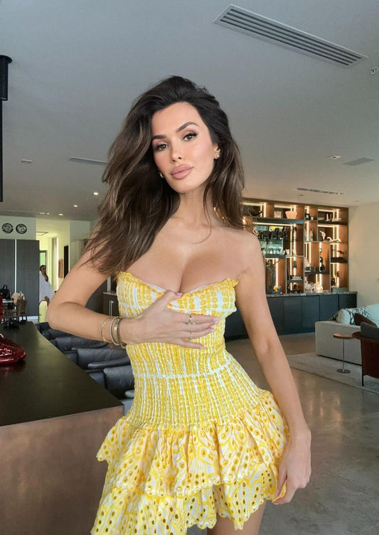 Vestido Amarillo Encantador